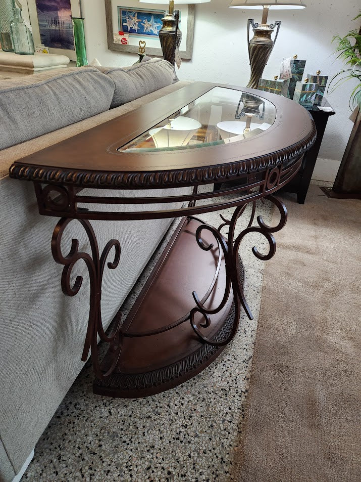 Half Moon Entry Table