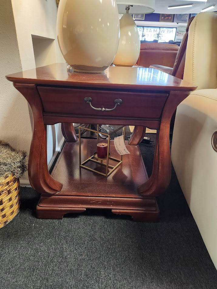 Cherry Finish End Table