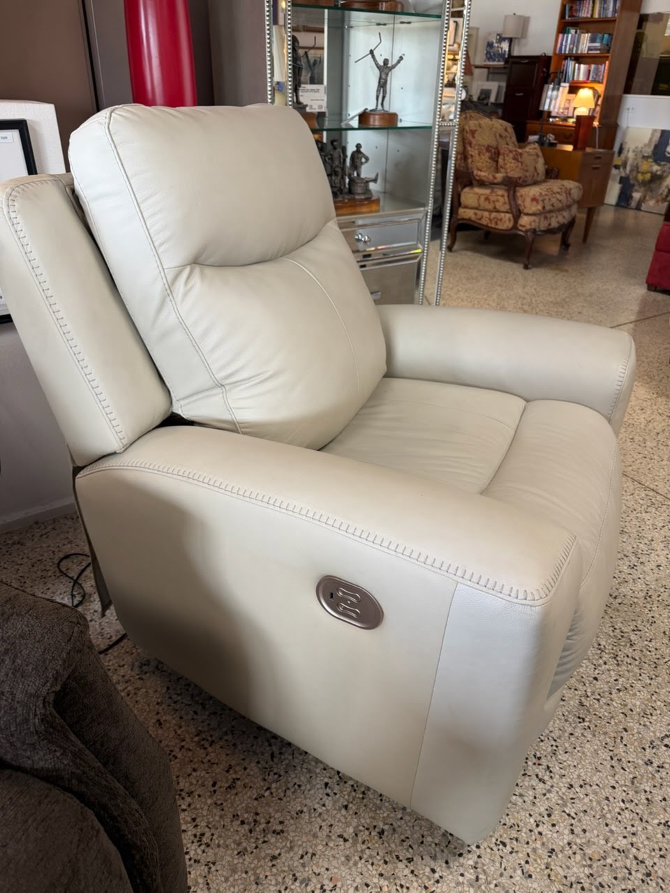 Beige Recliner