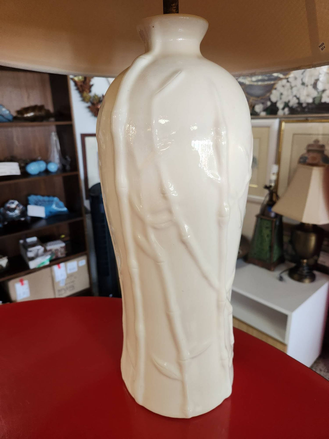 30" Creme Table Lamp