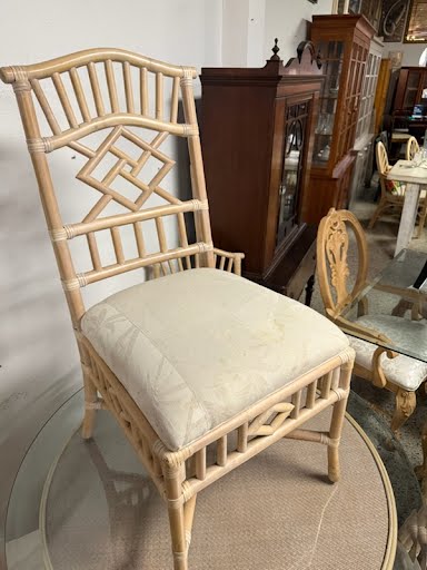 Faux Rattan Dining Set