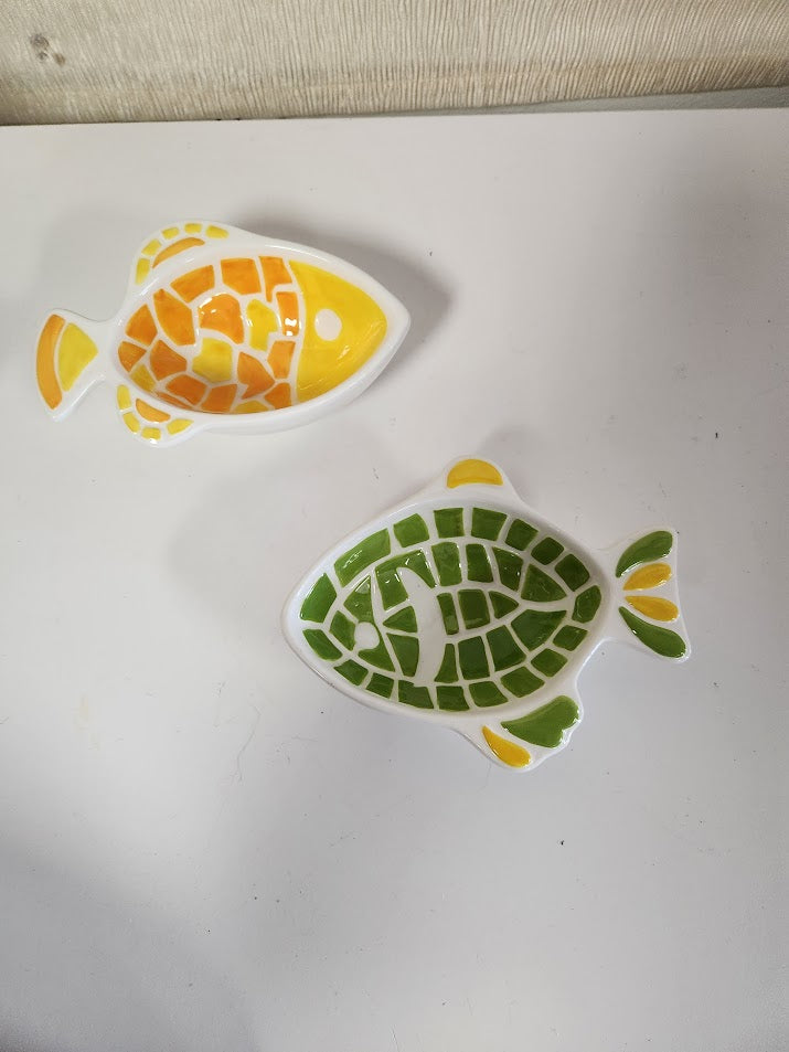 Green/Yellow Fish dishes