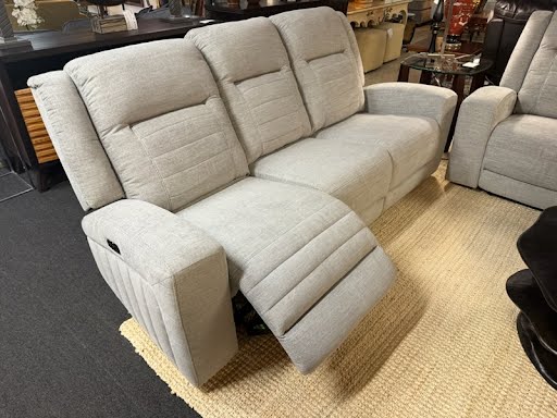 Sofa - Brent Collection Dark Gray Kuka Power Sofa