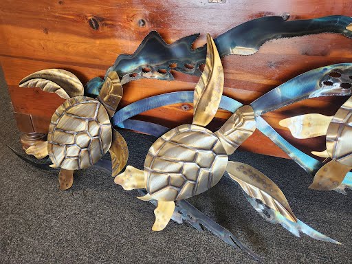 20x54 Metal Turtle Wall Art