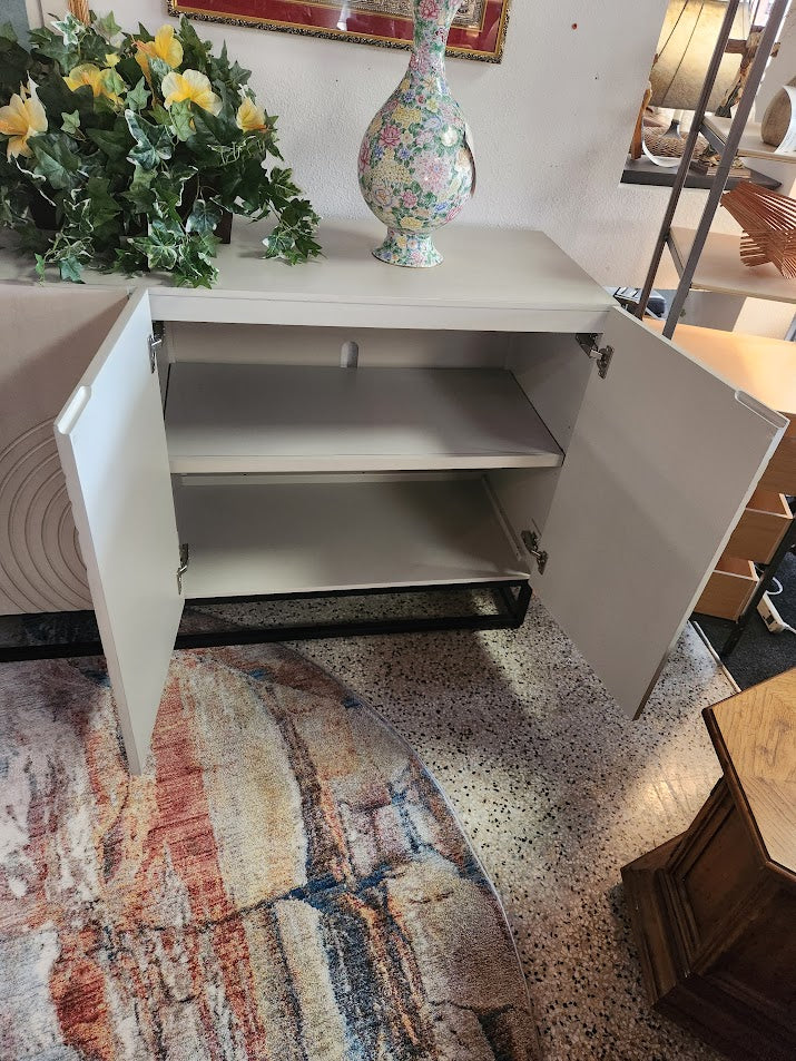 White Accent Cabinet