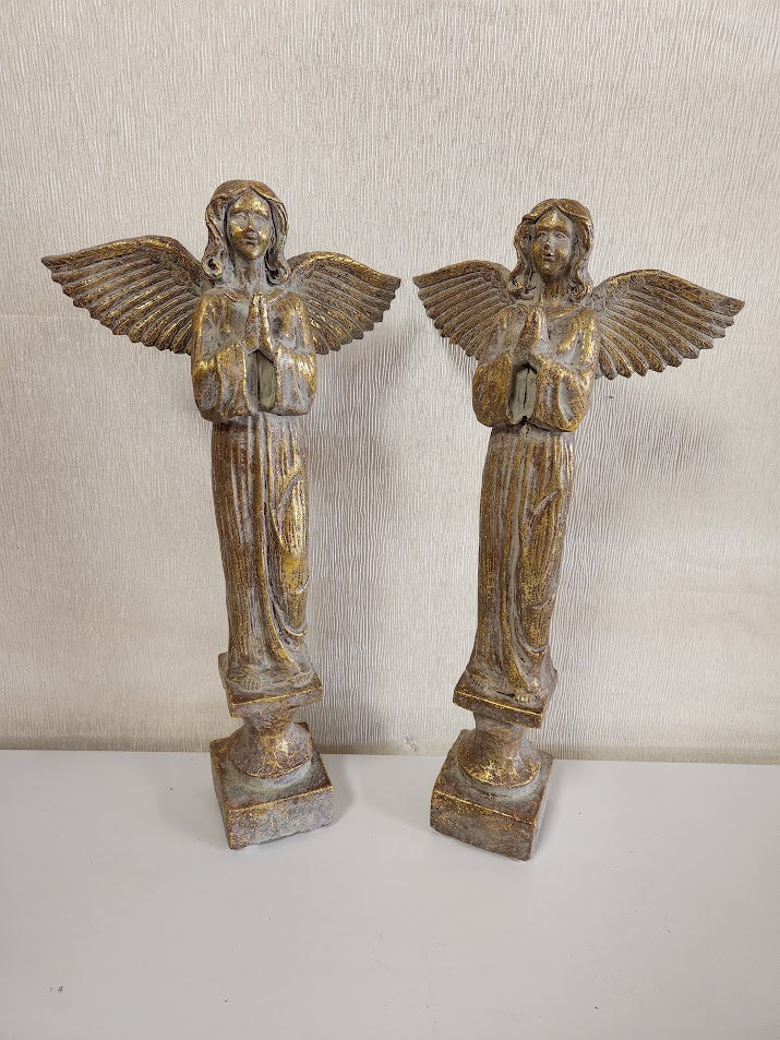 Vintage Praying Angel Statue