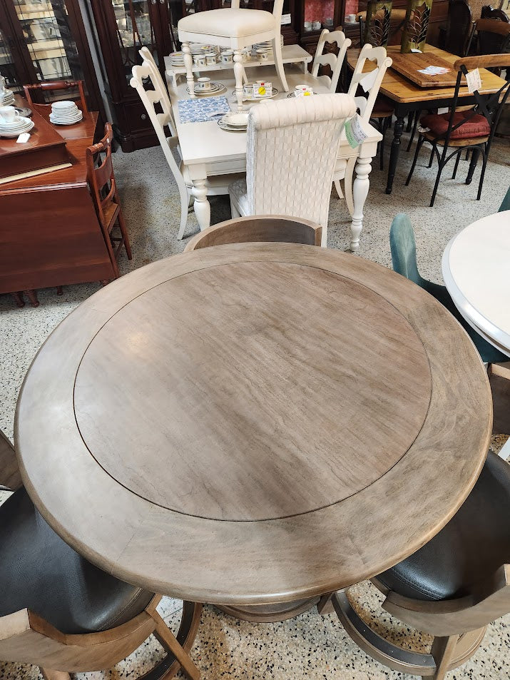 Rustic Pewter Dining Set