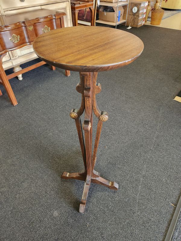 English Walnut Plant Stand