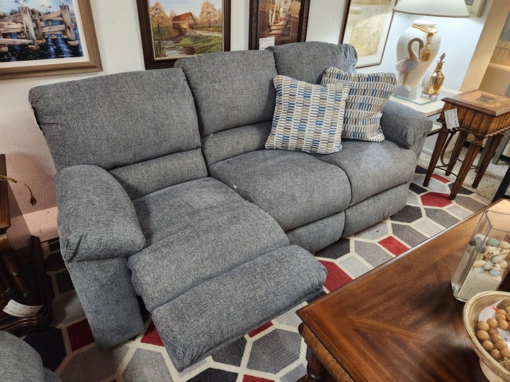 Sofa - Tyler Collection Stonewash Reclining