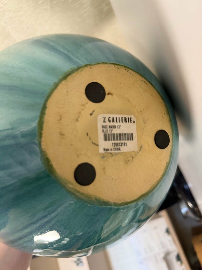 blue marin Vase
