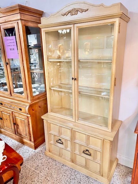 Cream China Cabinet