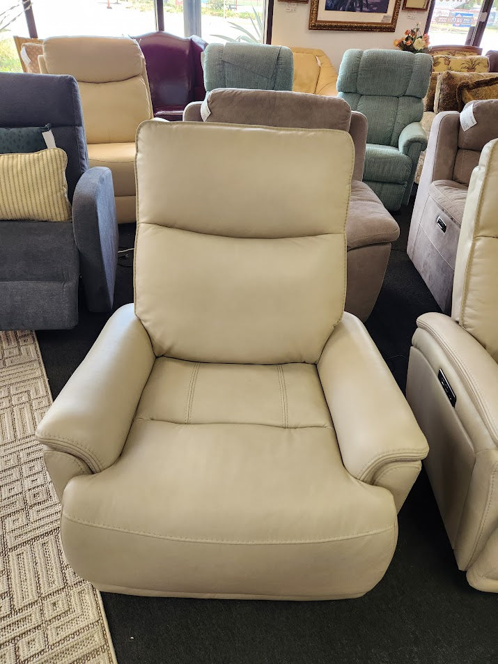 Cream Power Recliner Chair