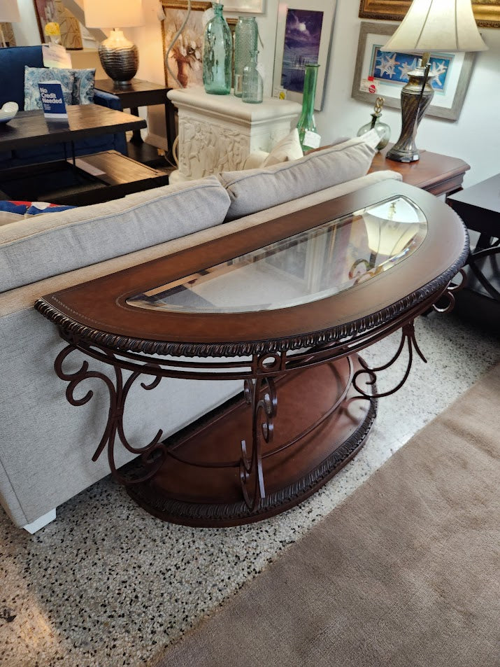Half Moon Entry Table