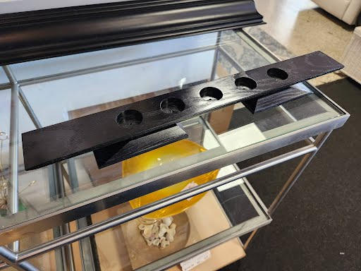 Black Wood Candleholder(s)
