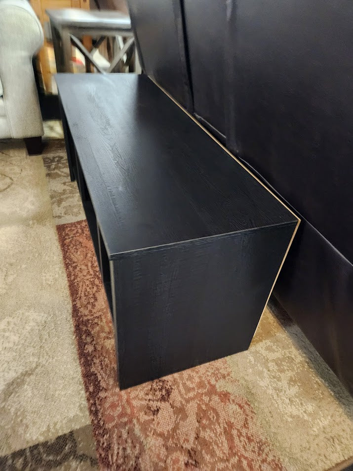 Black TV Console