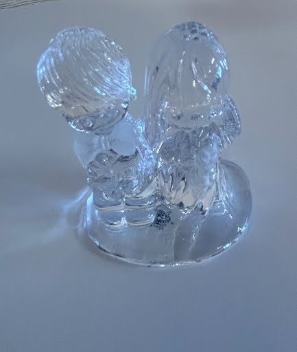 Precious Moments crystal figurine "The Lord Bless You & Keep You"