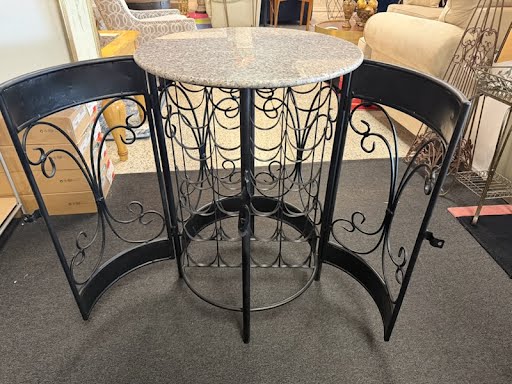 Wine Cabinet With Granite Top