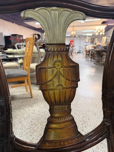 Maitland Smith Dark Wood Dining Set