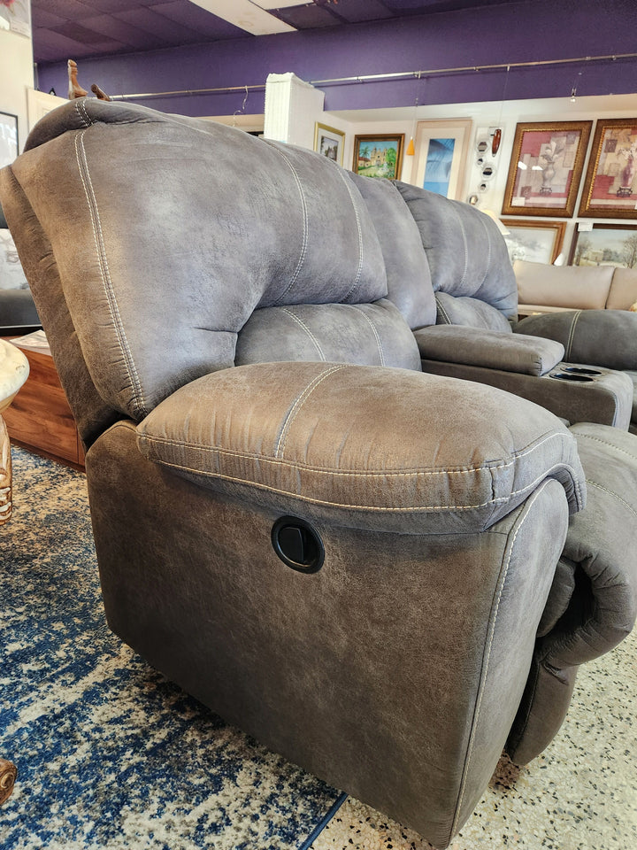 Gray  Love Seat