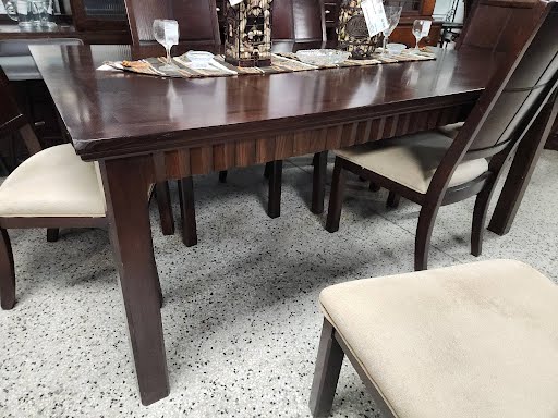 Dining Table Dk Wood 72x44