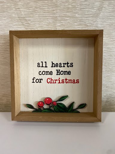 Holiday 8x8 Wood Art