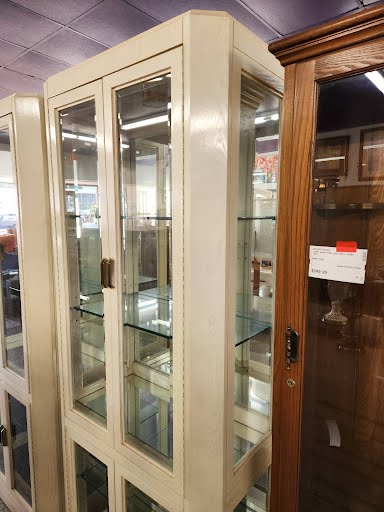 AMERICAN OF MARTINSVILLE Glass Front Display Cabinet