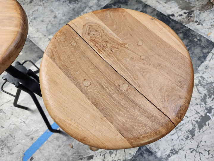 SET OF 2 | Industrial Style Counter Stool