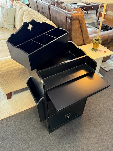 Black File Cabinet