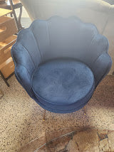 Blue Velvet Chair