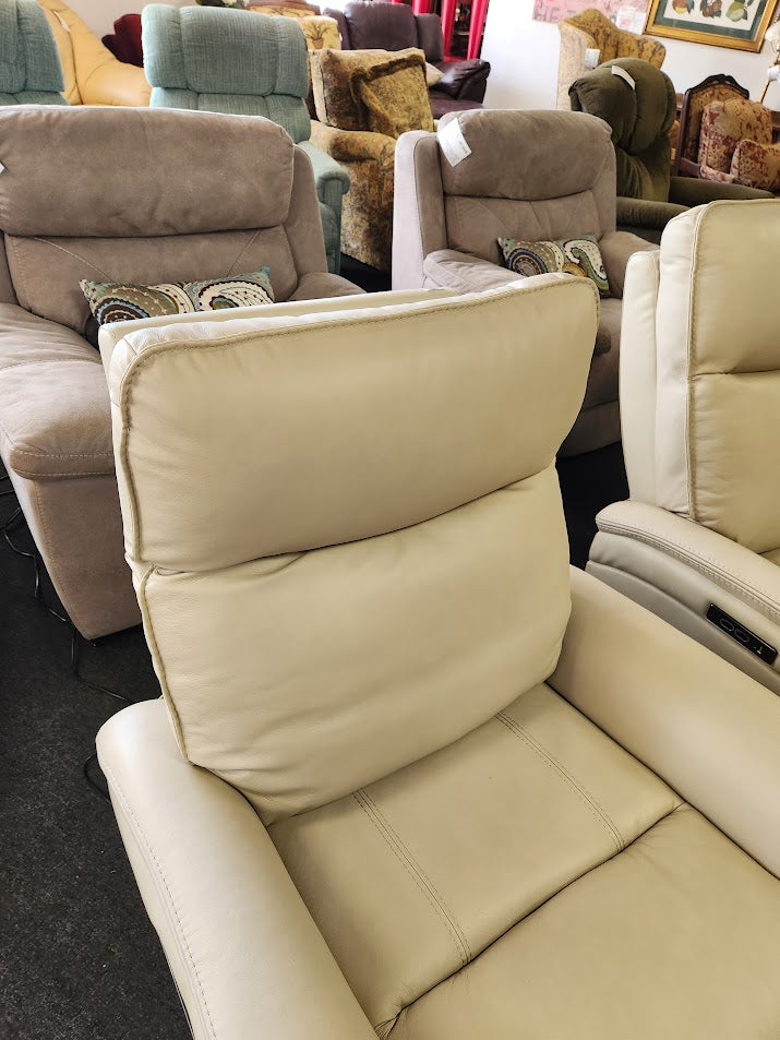 Cream Power Recliner Chair