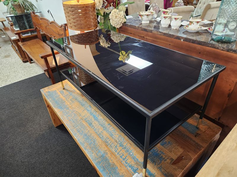 Black Glass Coffee Table