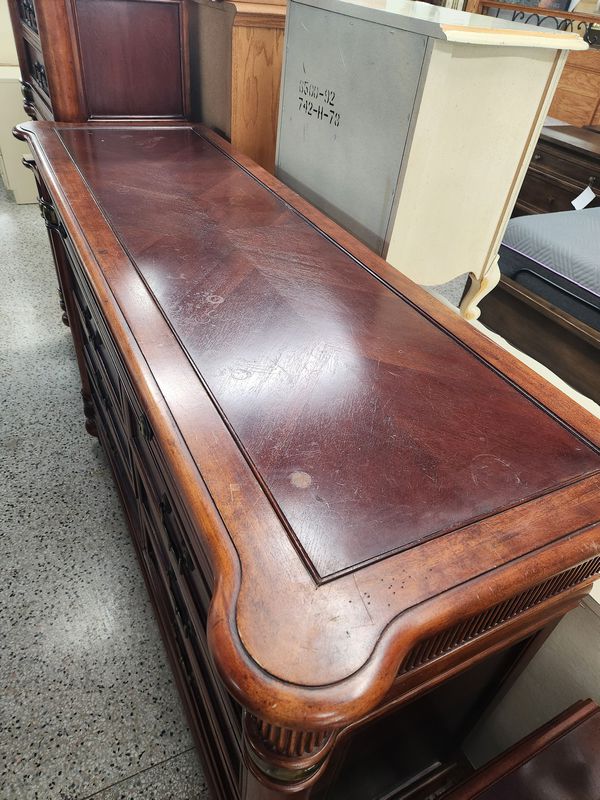 Mahogany Dresser + 2 Nightstands