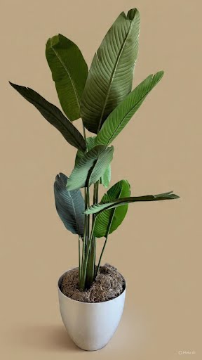 5' Tall Faux Planter