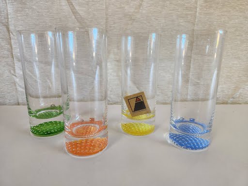 Set of Four | Opus Highball Glasses - Multi Color