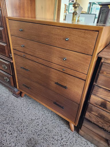 38W" High Chest - Walnut Finish