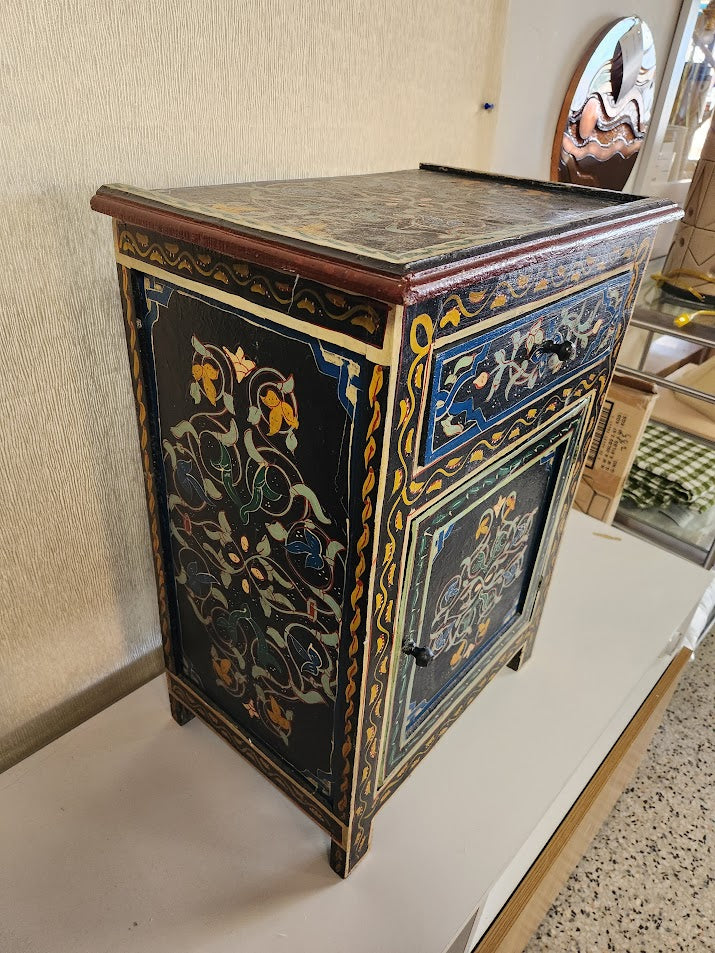 Hand Painted Cabinet