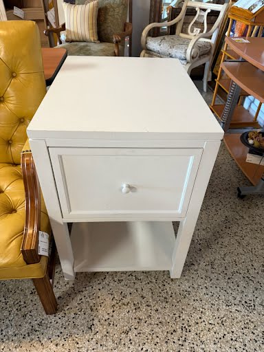 White Single Drawer File Cabinet