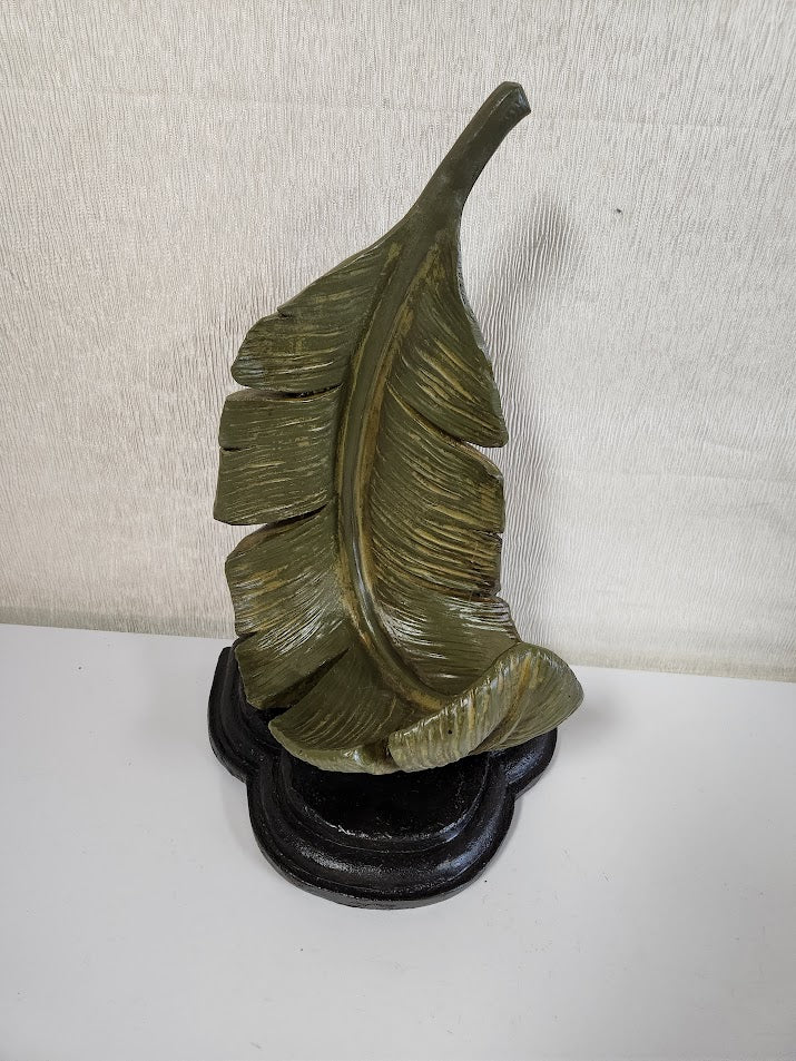 Palm Leaf Ceramic Wall Art