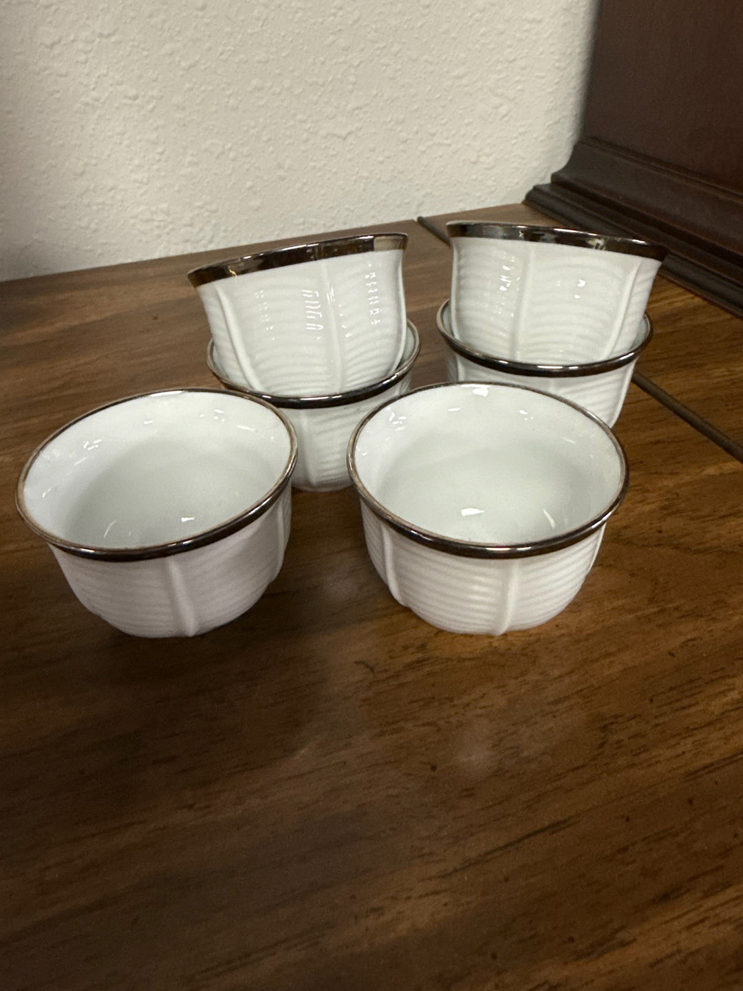 Set of Six | Al Said Porcelain Coffee Cups