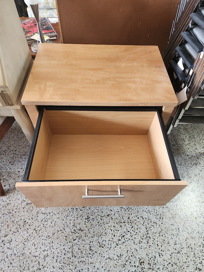 Maple 2 Drawer File Cabinet