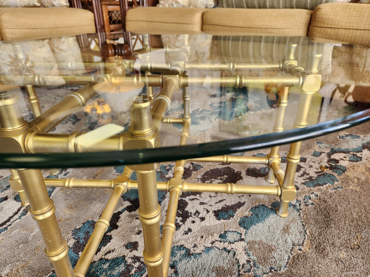 Vintage  Faux  Bamboo Coffee Table