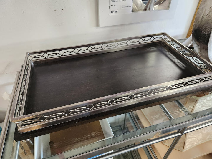 Nickle & Wood Tray