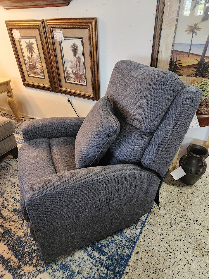 Flexsteel Blue Manual  Recliner