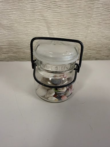 Mason Jar WIth Shells Home Item
