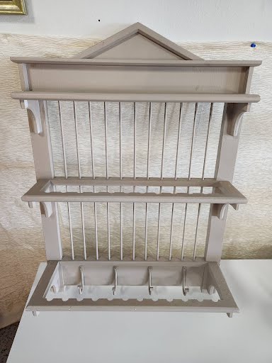26x35 Wood Display Shelf - Beige
