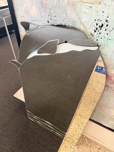 26"x40" Dolphin Wall Mirror