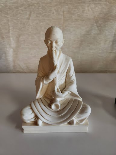 Vintage A. Giannelli Italy "Asian Man Playing Instrument"