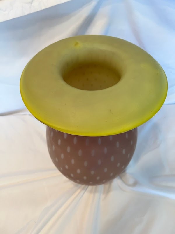 Mushroom Signed Vase