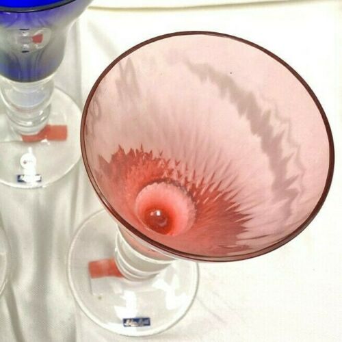 Signed Opus "Milan Mattl" Deco II Red Oversize Goblet