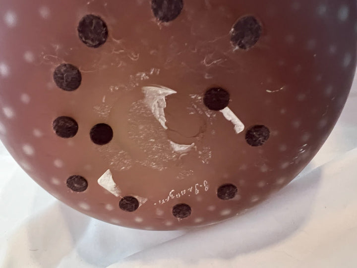 Mushroom Signed Vase